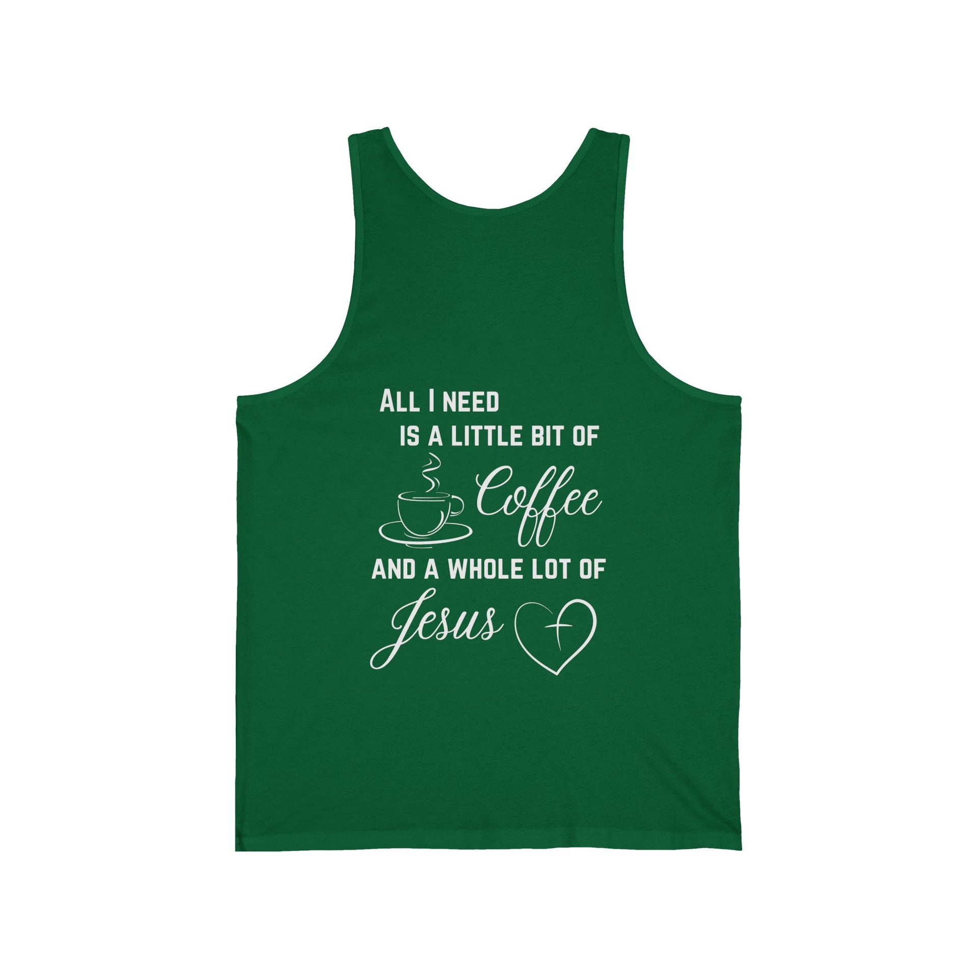 All I Need Unisex Jersey Tank Top - My Faith My Father