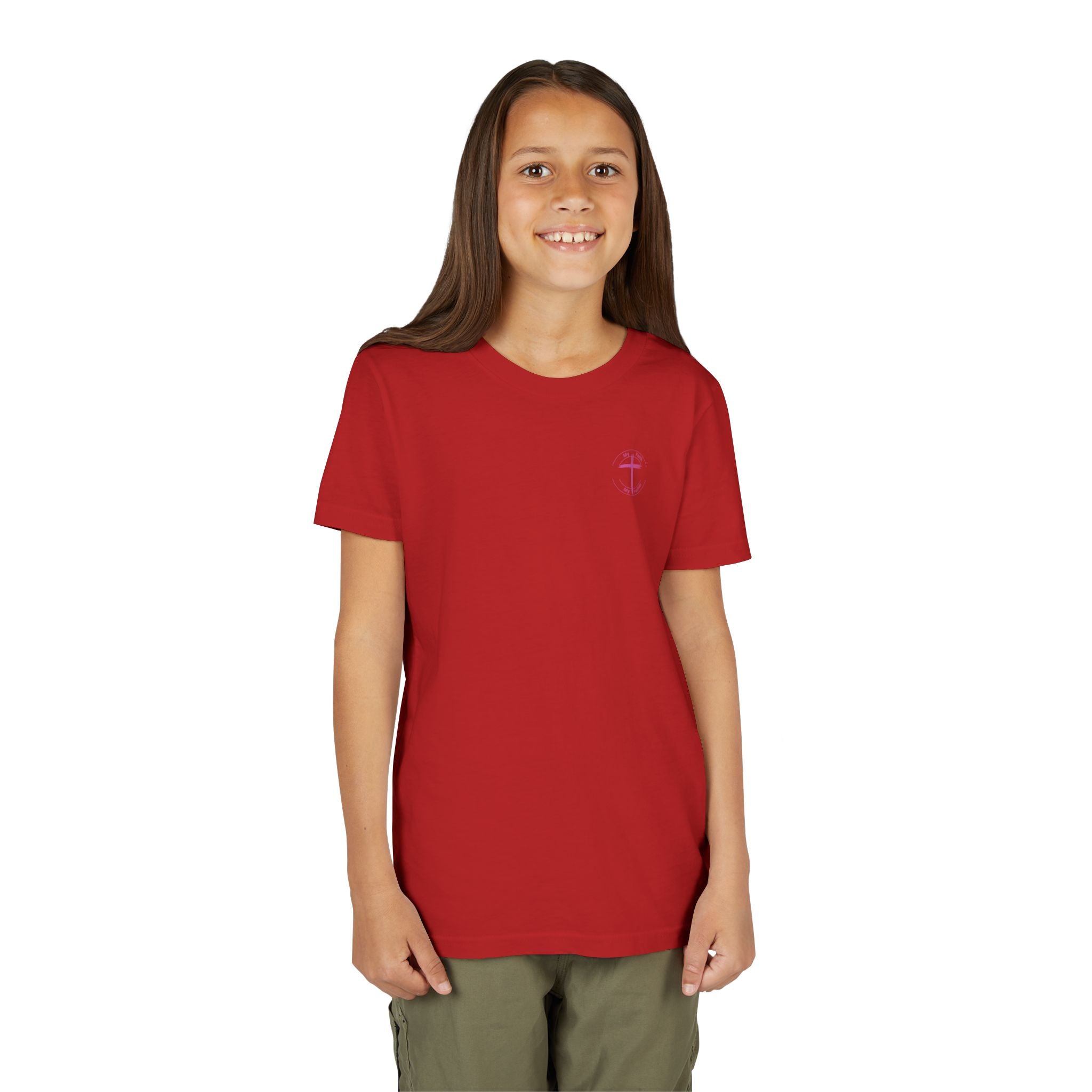 Faith Over Fear - Pink Youth Unisex T-Shirt