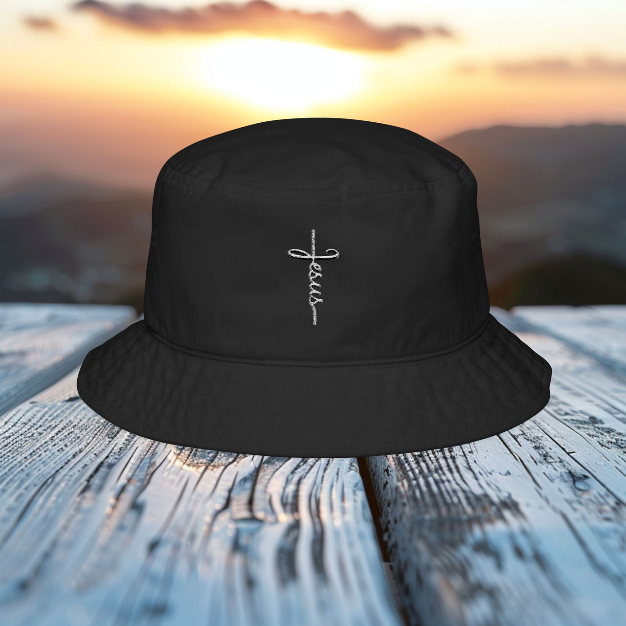 Jesus Cross Bucket Hat - My Faith My Father