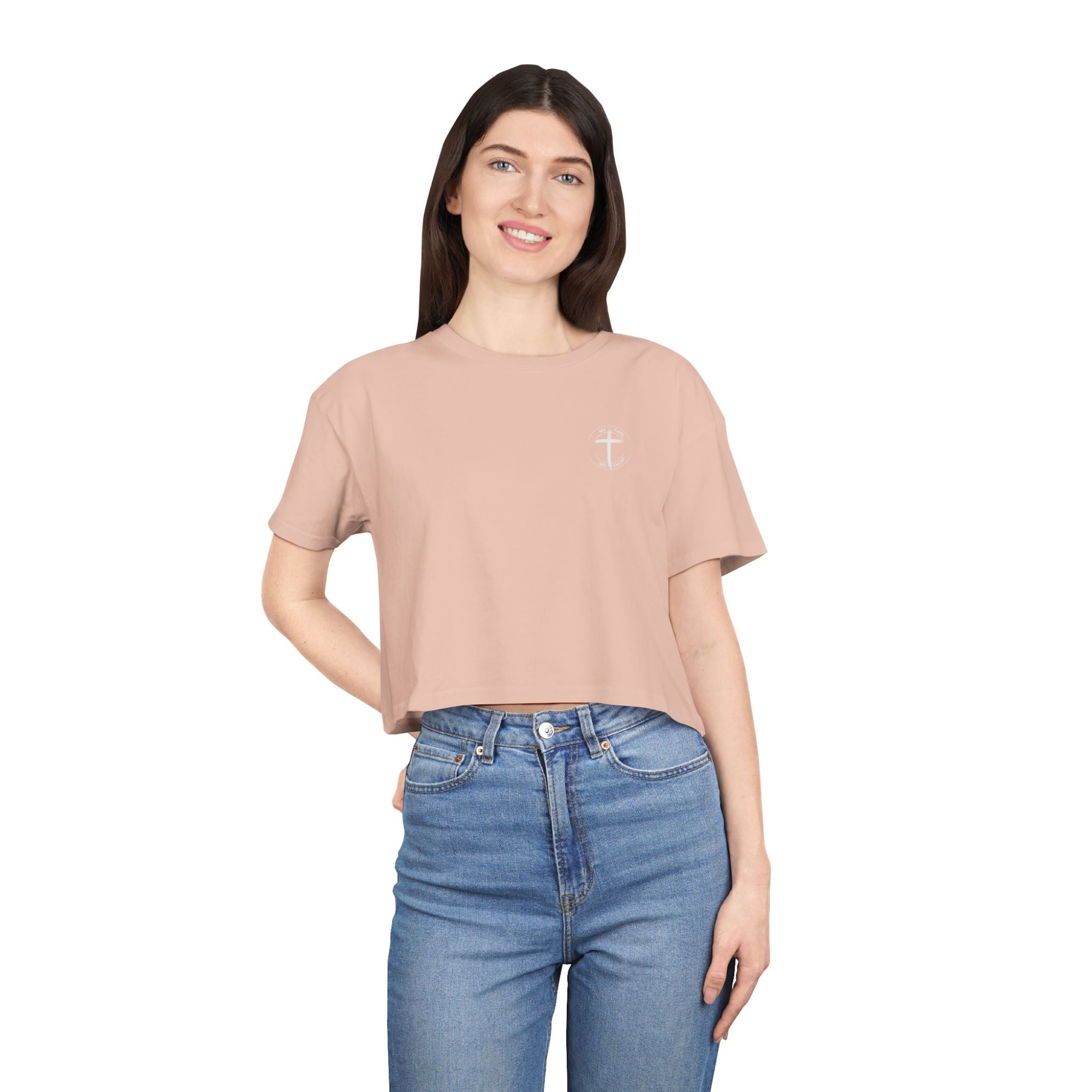 Accept What Is Crop Tee