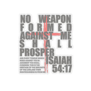 Isaiah 54:17 Kiss-Cut Sticker - My Faith My Father