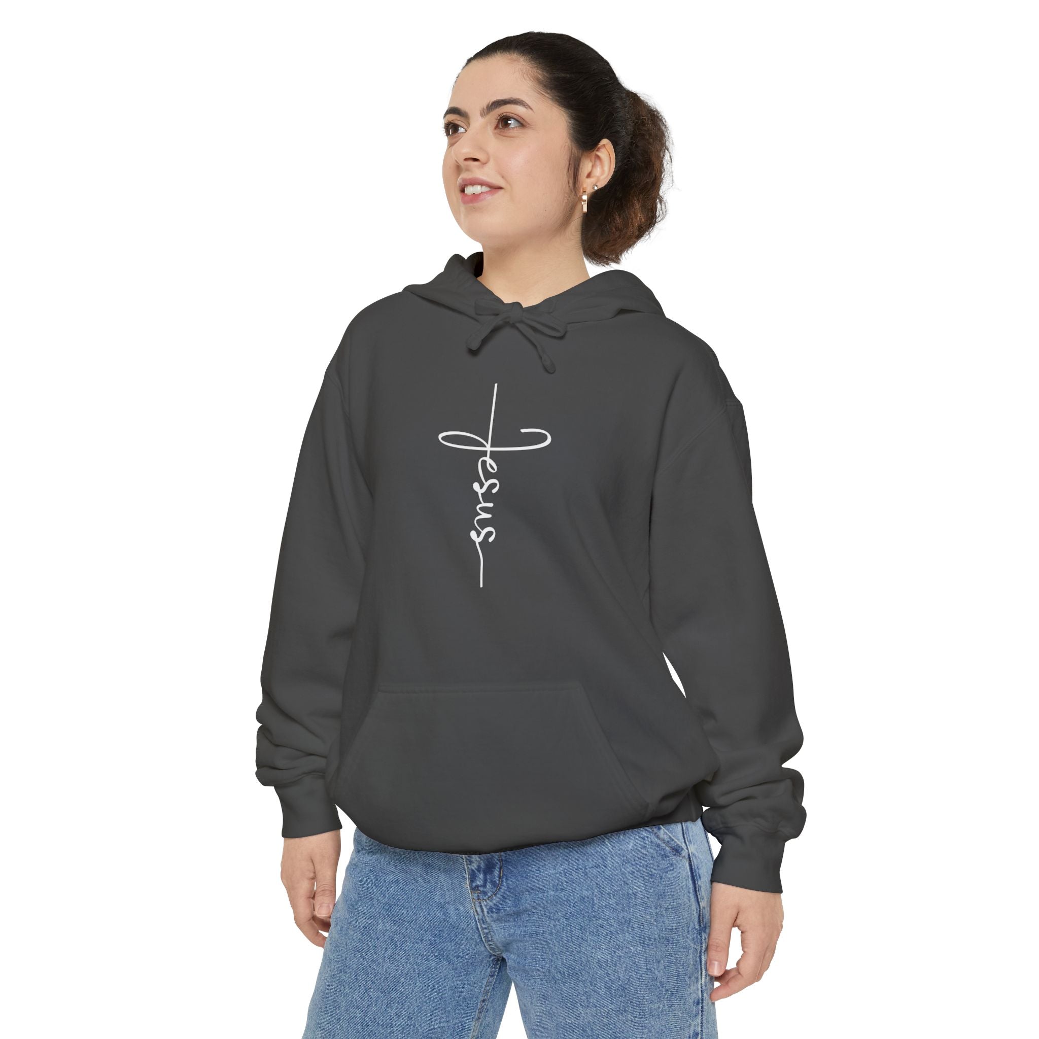 Jesus Cross Unisex Relaxed Fit Hoodie