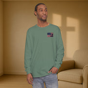 I Stand for the Flag, I Kneel for the Cross Unisex Relaxed Fit Long Sleeve T-Shirt - My Faith My Father