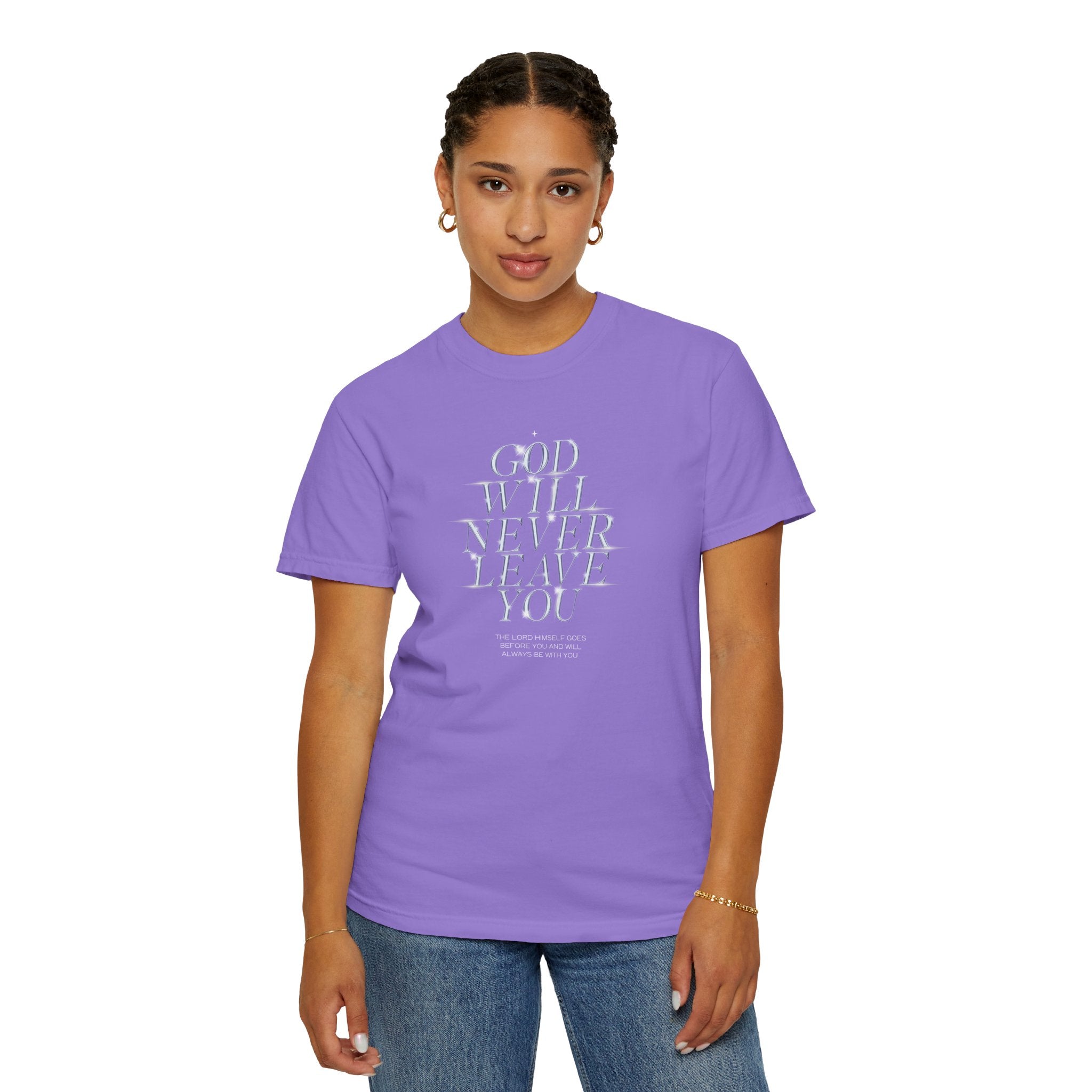 God Will Never Leave You Unisex Relaxed Fit T-Shirt