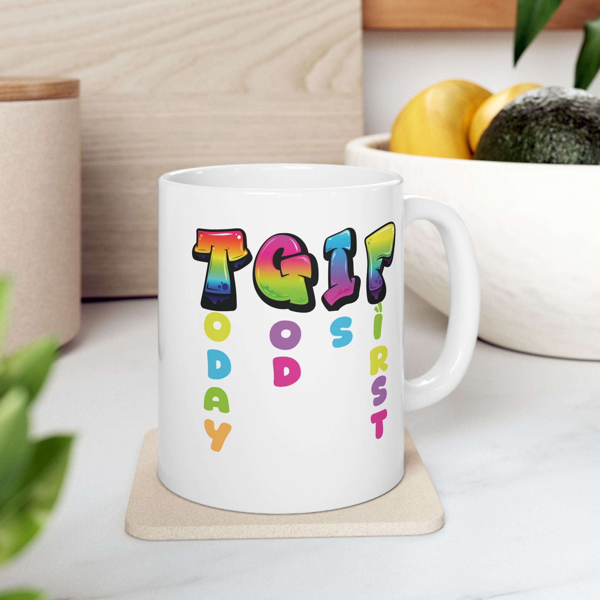 TGIF (Today God Is First) Ceramic Mug