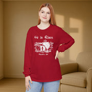 He Is Risen Unisex Relaxed Fit Long Sleeve T-Shirt - My Faith My Father
