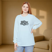 Jesus Unisex Relaxed Fit Long Sleeve T-Shirt - My Faith My Father