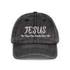 Embroidered Vintage Cap - Jesus The Way, The Truth, The Life Hat - My Faith My Father