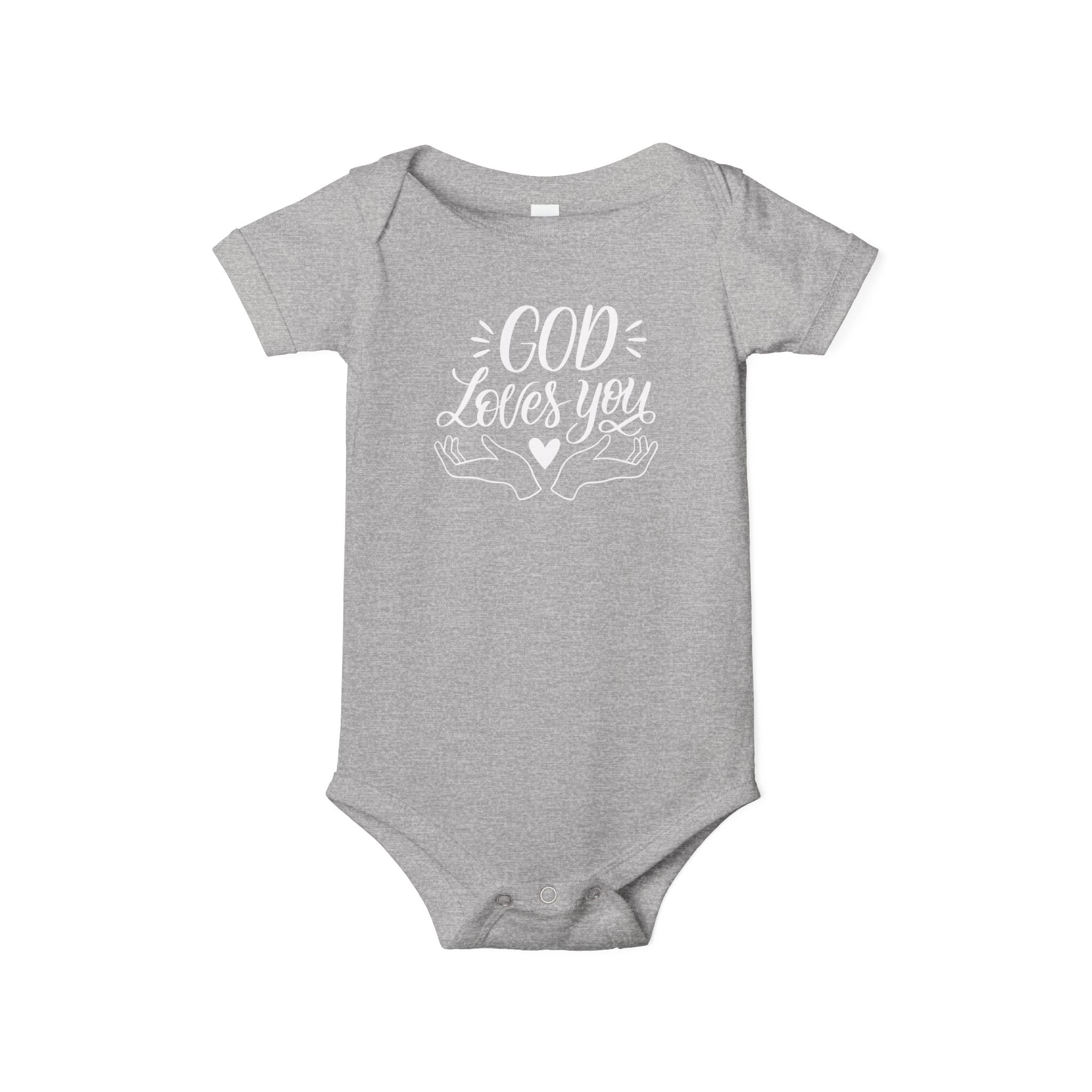 God Loves You Infant One Piece