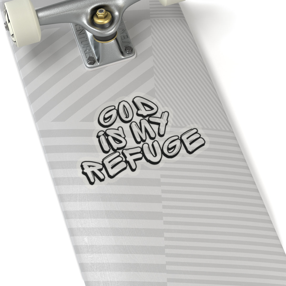 God is My Refuge Kiss-Cut Stickers - My Faith My Father