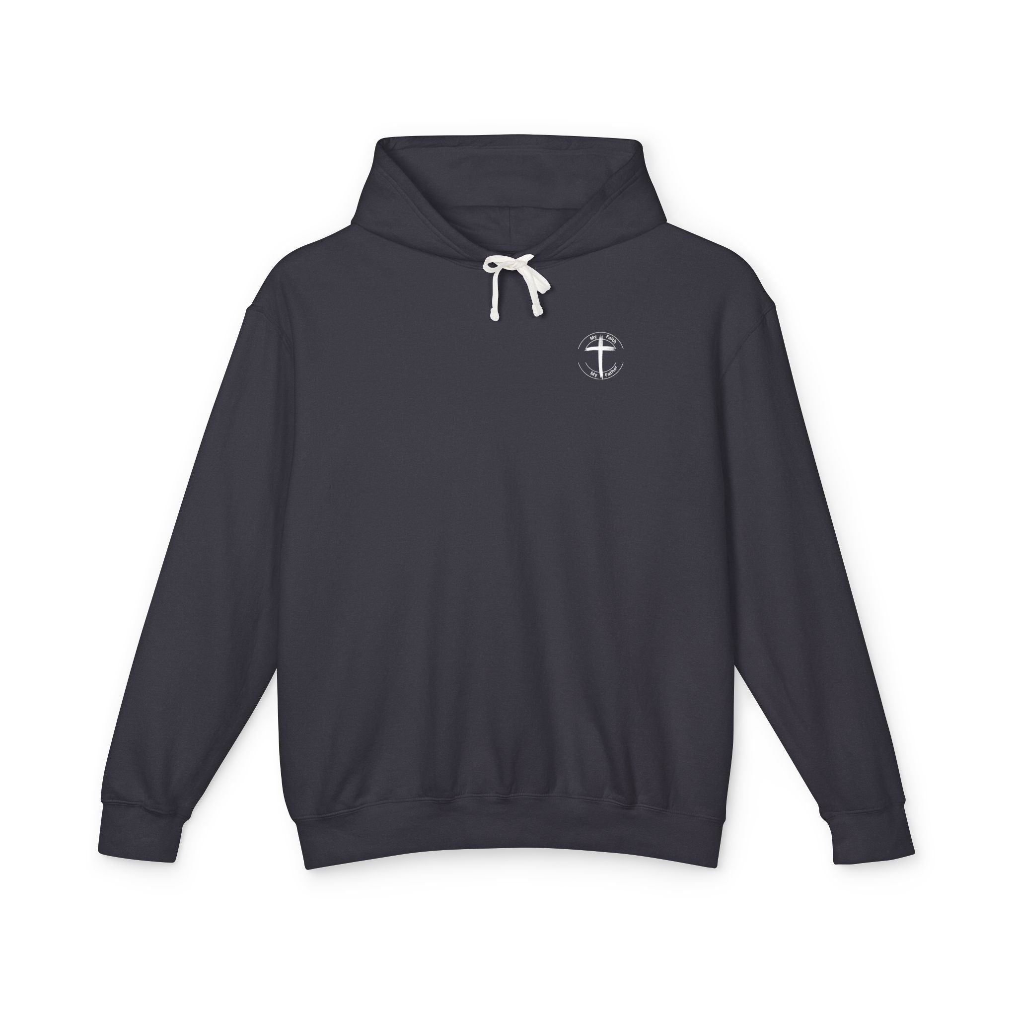 God Will Never Leave You Unisex Relaxed Fit Lightweight Hooded Sweatshirt