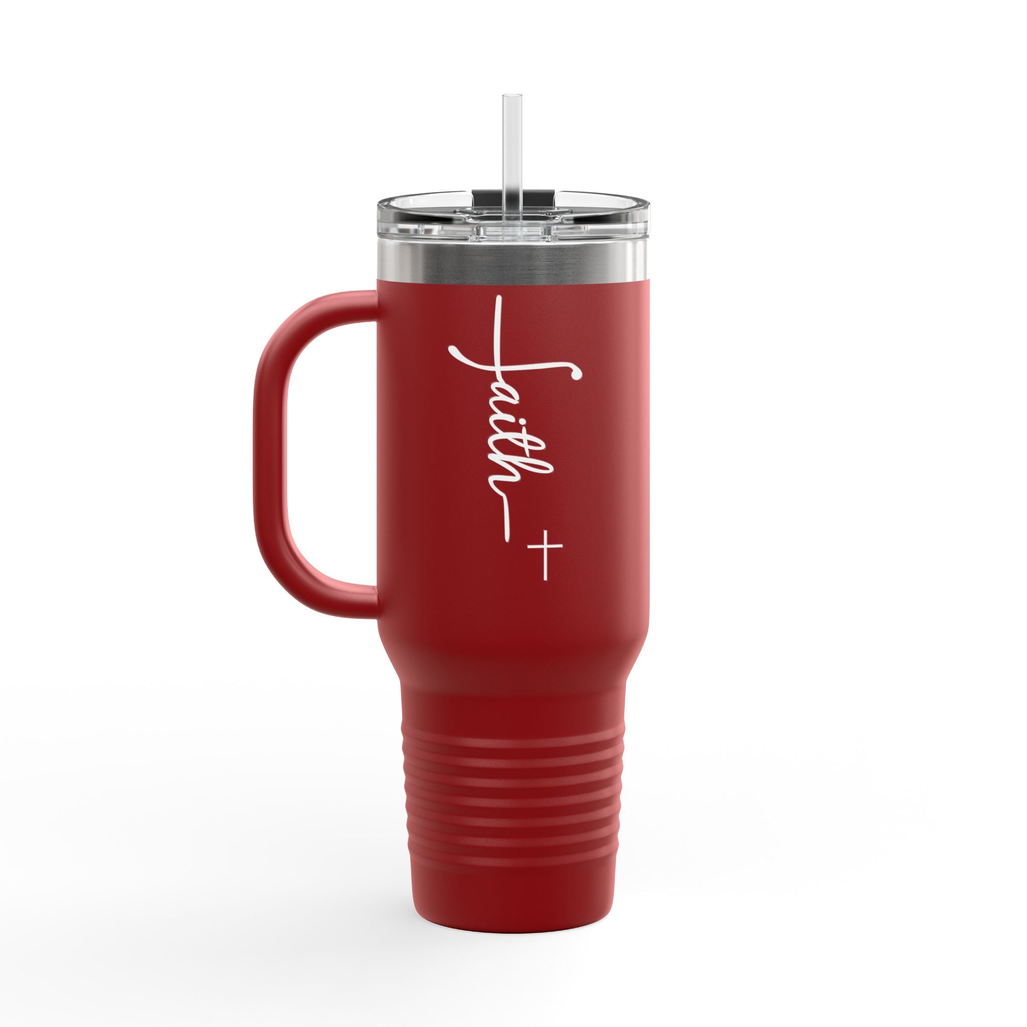 Faith + Cross 40oz Insulated Travel Mug
