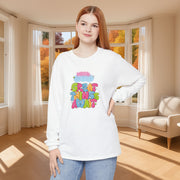 With God, Great Things Await Unisex Relaxed Fit Long Sleeve T-Shirt - My Faith My Father