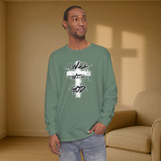 I Walk with God Unisex Relaxed Fit Long Sleeve T-Shirt - My Faith My Father