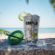 Child of God (Boy) Sunsplash 16oz Tumbler With Straw - My Faith My Father