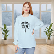 Jesus On Cross Unisex Relaxed Fit Long Sleeve T-Shirt - My Faith My Father