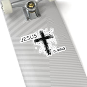 Jesus Is King Kiss-Cut Stickers - My Faith My Father