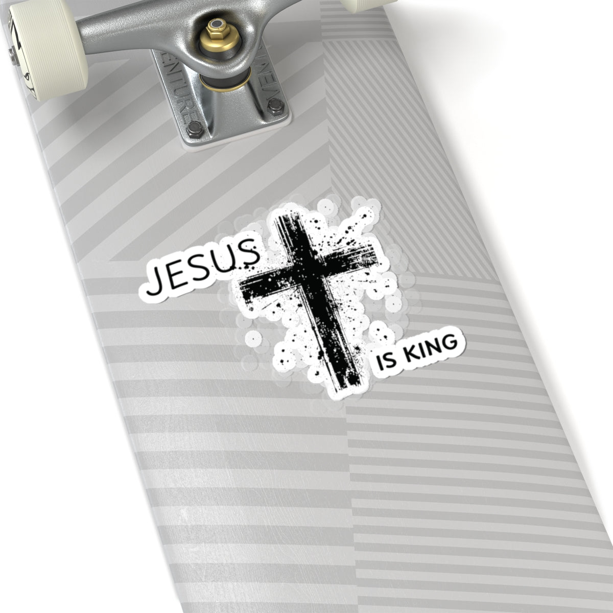 Jesus Is King Kiss-Cut Stickers - My Faith My Father