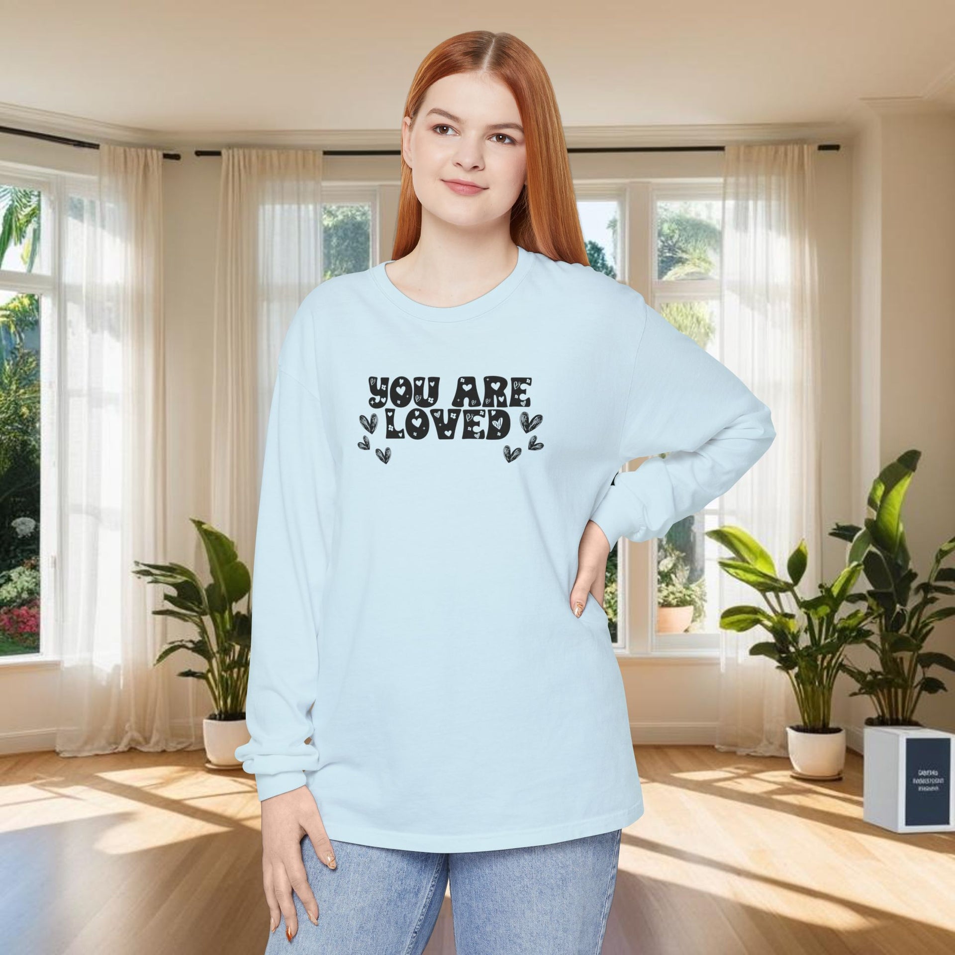 You Are Loved Unisex Relaxed Fit Long Sleeve T-Shirt - My Faith My Father