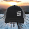 Renewed Through God Embroidered Snapback Trucker Hat