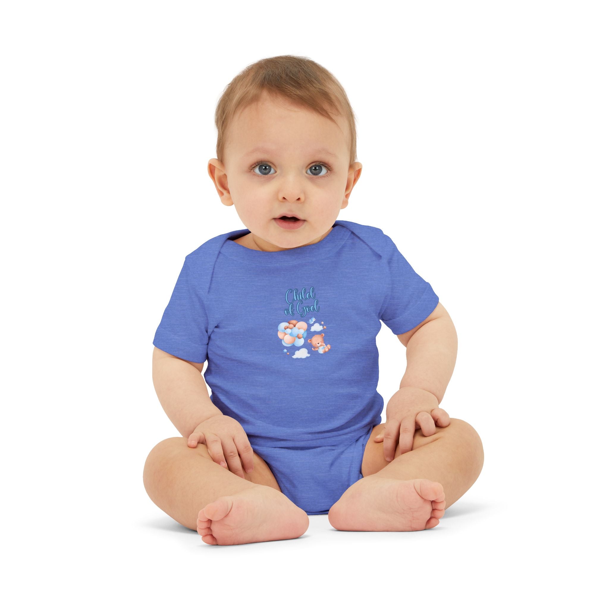 Child of God Infant Jersey One Piece, Christian Baby Bodysuit, Cute Baby Outfit, Gift for New Parents, Infant Clothing, Baby Shower Gift