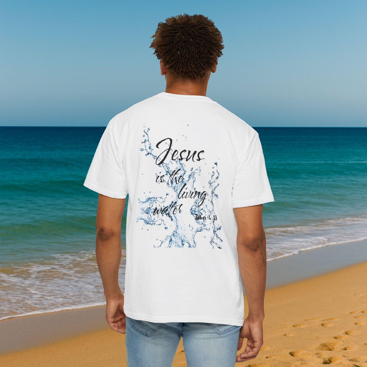 Jesus is the Living Water Unisex Relaxed Fit T-Shirt