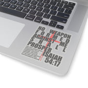 Isaiah 54:17 Kiss-Cut Sticker - My Faith My Father