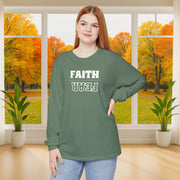 Faith Over Fear Unisex Relaxed Fit Long Sleeve T-Shirt - My Faith My Father