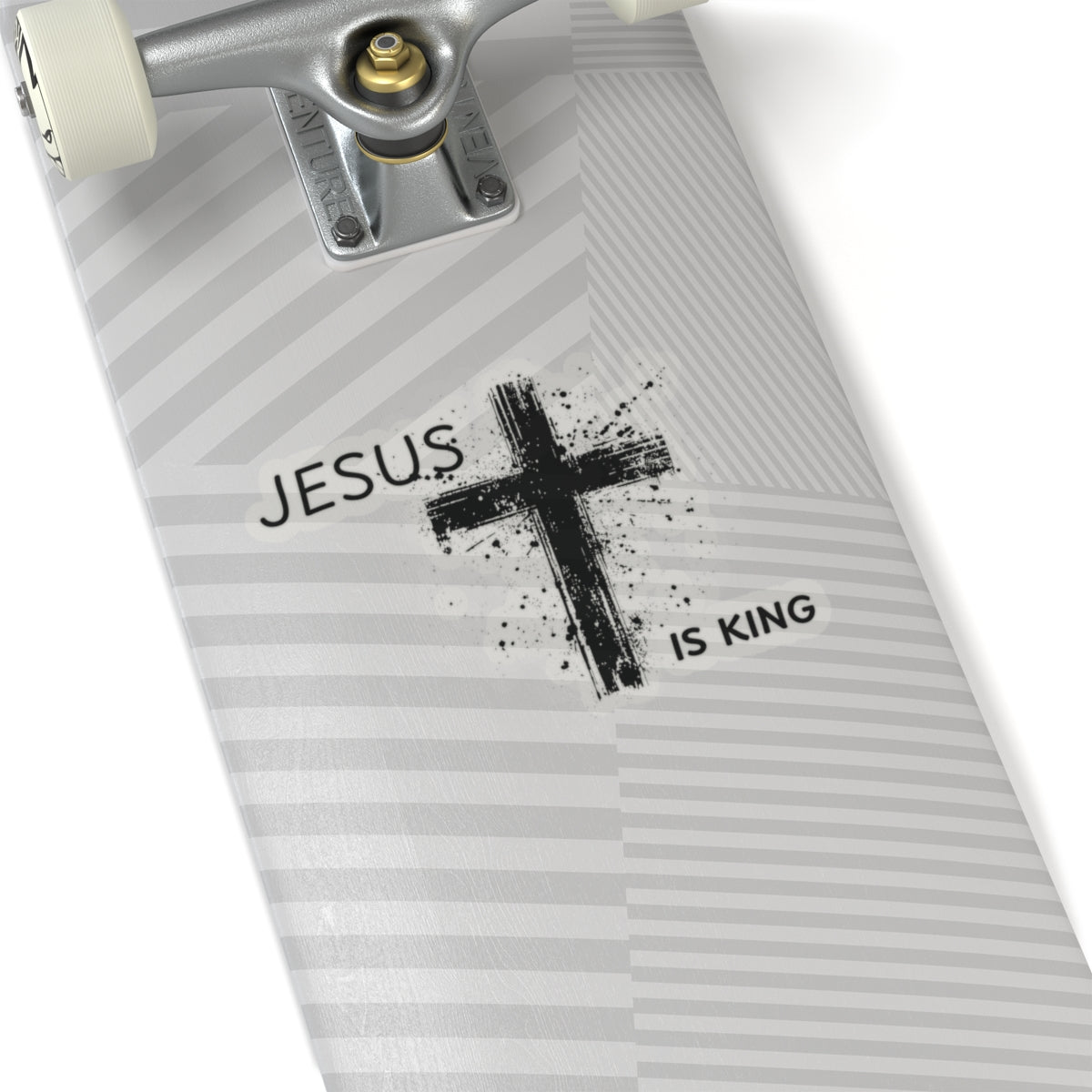Jesus Is King Kiss-Cut Stickers - My Faith My Father