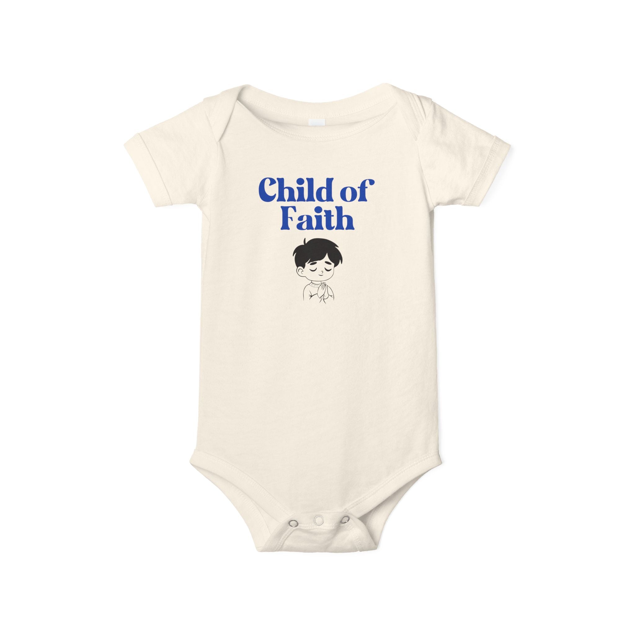Child of Faith (Boy) Infant Onesie