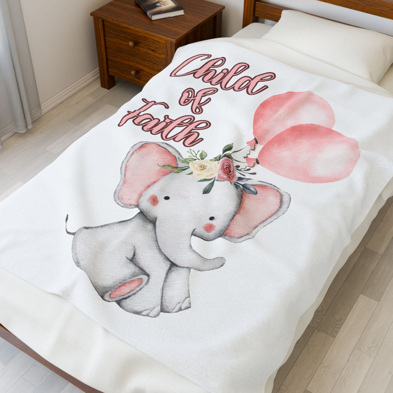 Child of Faith Velveteen Plush Blanket