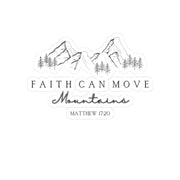 Faith Can Move Mountains Kiss-Cut Stickers - My Faith My Father