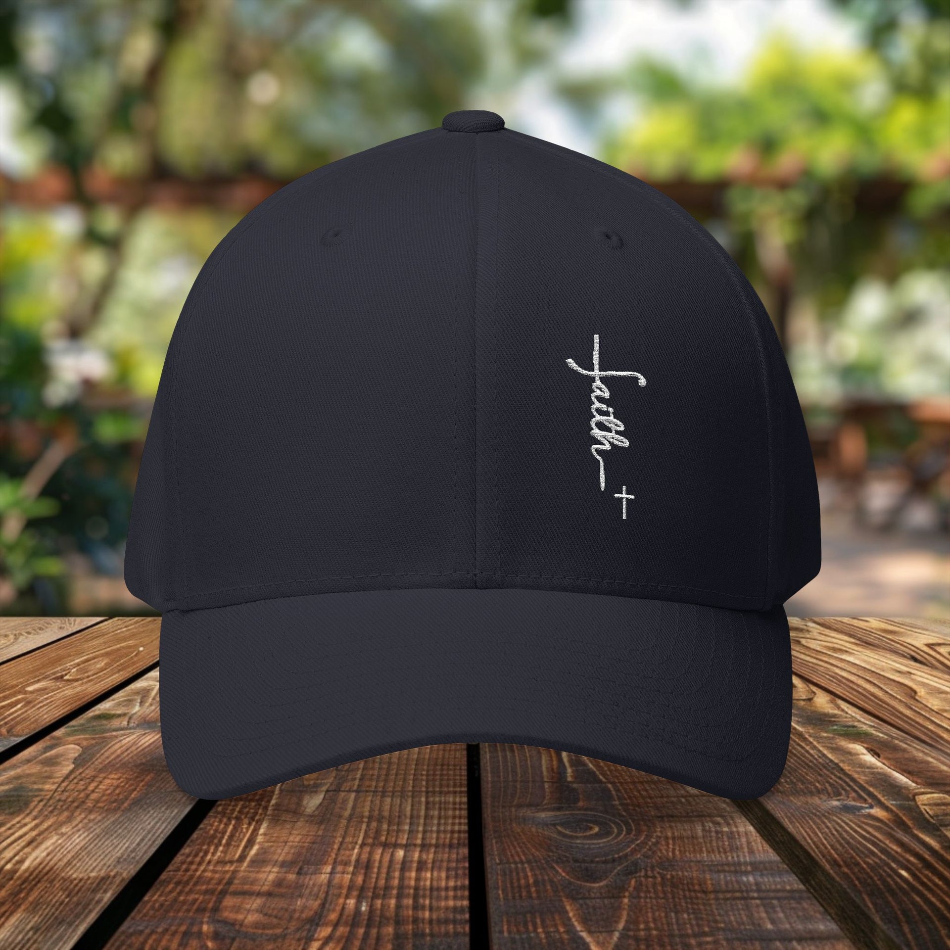 Faith + Cross Flexfit Hat - My Faith My Father