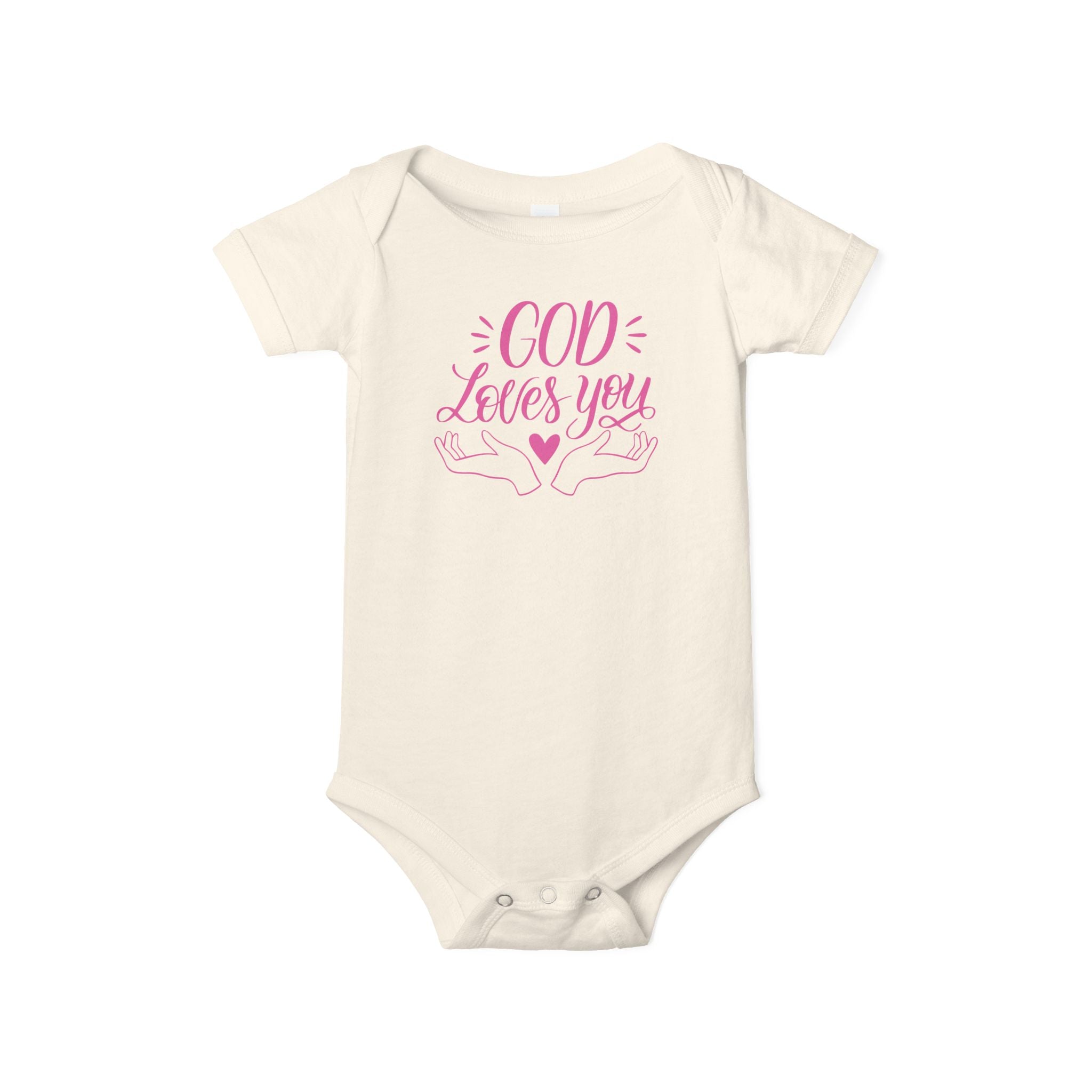 God Loves You Infant One Piece