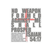 Isaiah 54:17 Kiss-Cut Sticker - My Faith My Father