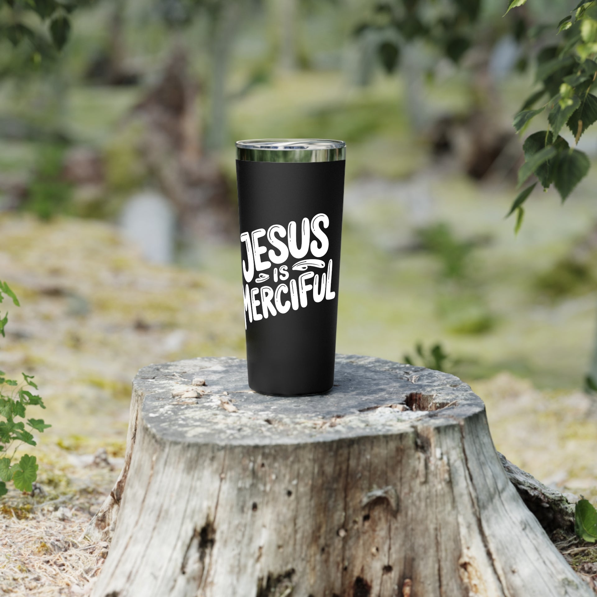 Jesus is Merciful Vacuum Insulated 22oz Tumbler - My Faith My Father
