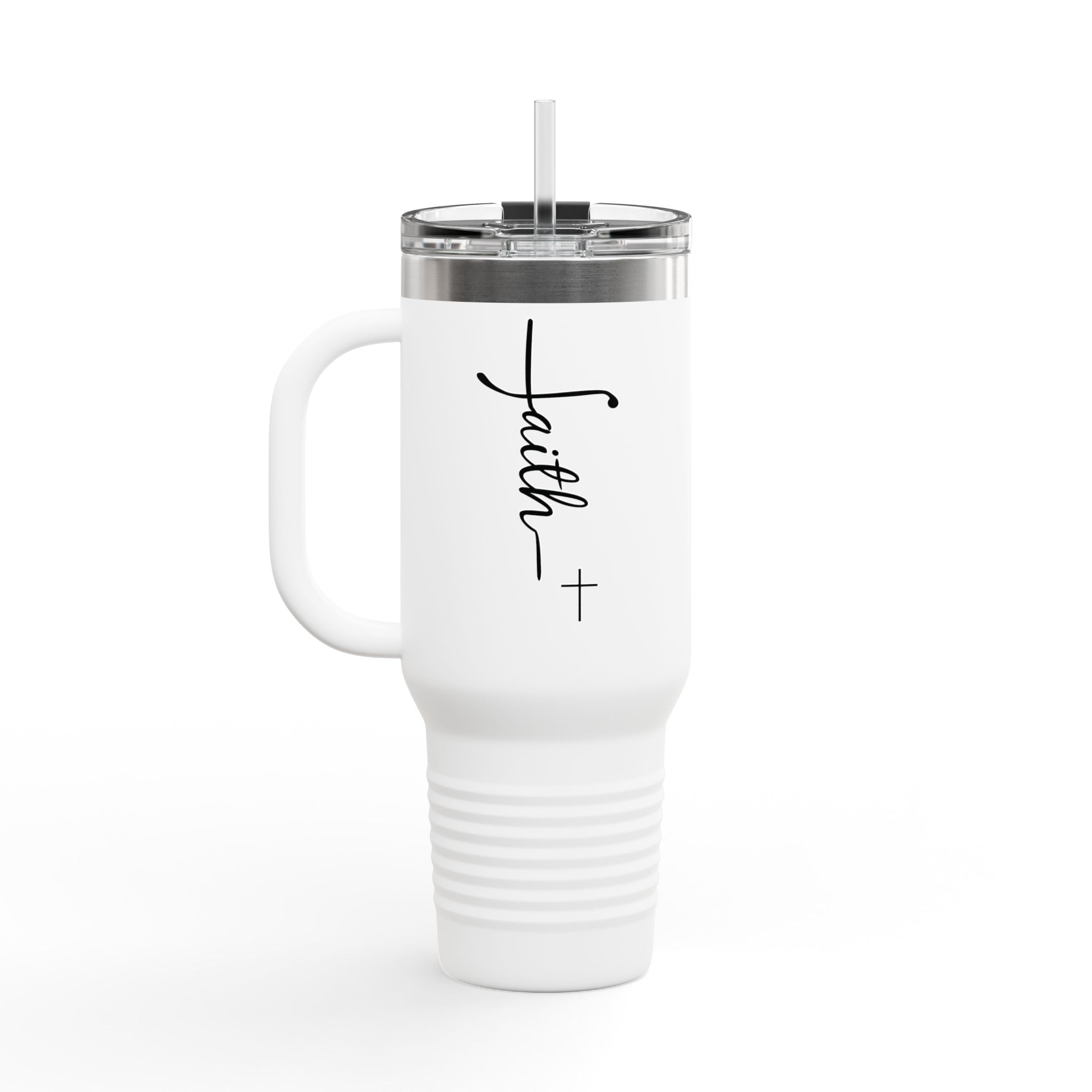 Faith + Cross 40oz Insulated Travel Mug