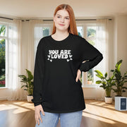 You Are Loved Unisex Relaxed Fit Long Sleeve T-Shirt - My Faith My Father