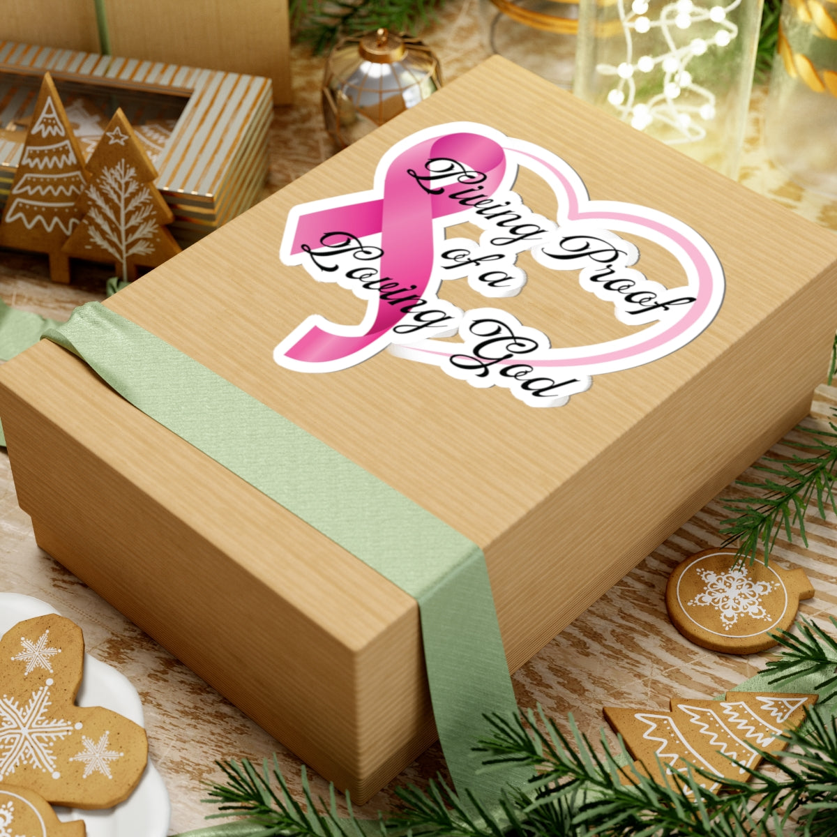 Living Proof of a Loving God Kiss-Cut Stickers - My Faith My Father