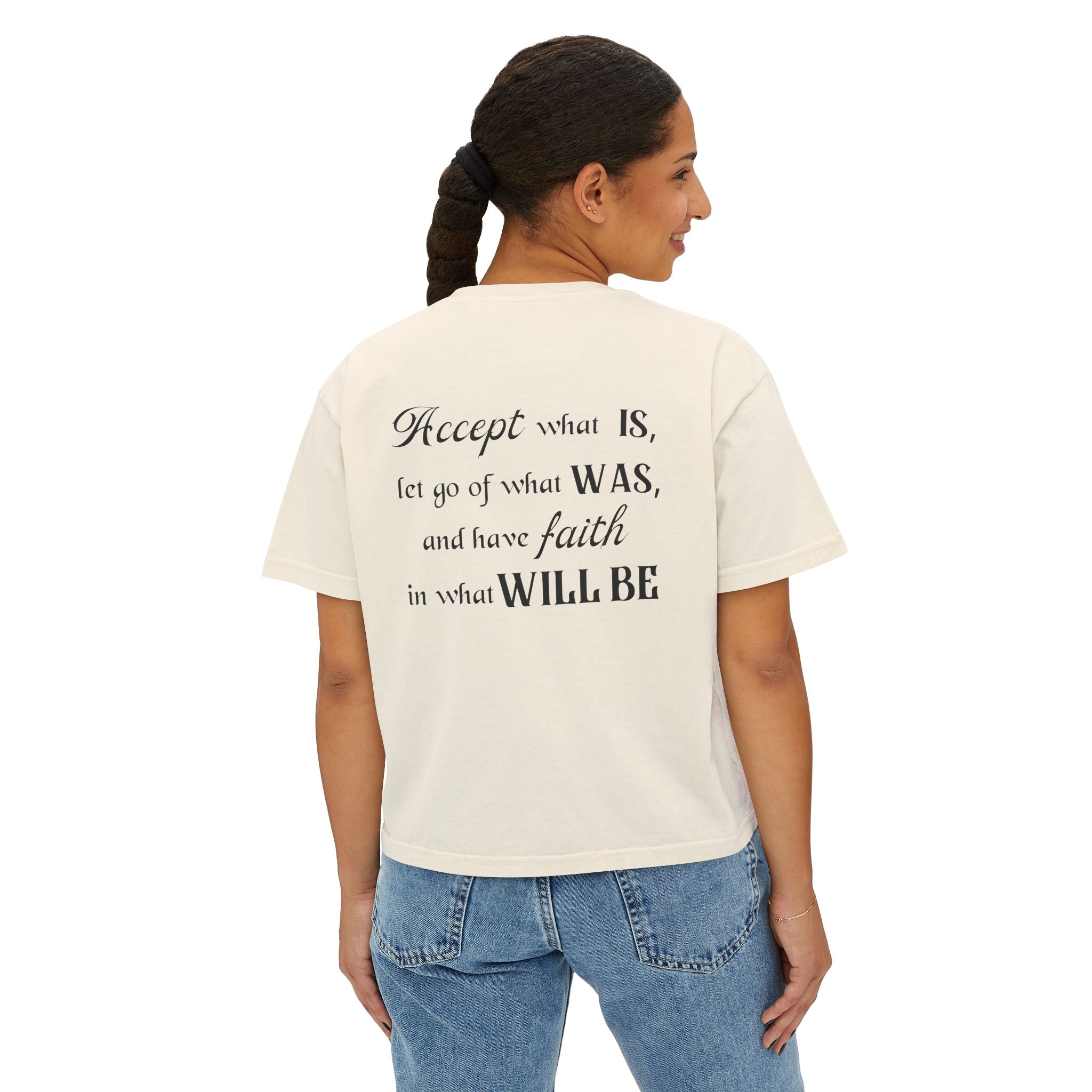 Accept What Is Women's Boxy T-Shirt