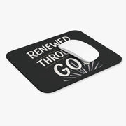 Renewed Through God Inspirational Mouse Pad – Christian Desk Accessory, Faith-Based Office Décor, Encouraging Gift - My Faith My Father