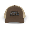 For We Live By Faith, Not By Sight Snapback Trucker Hat - My Faith My Father