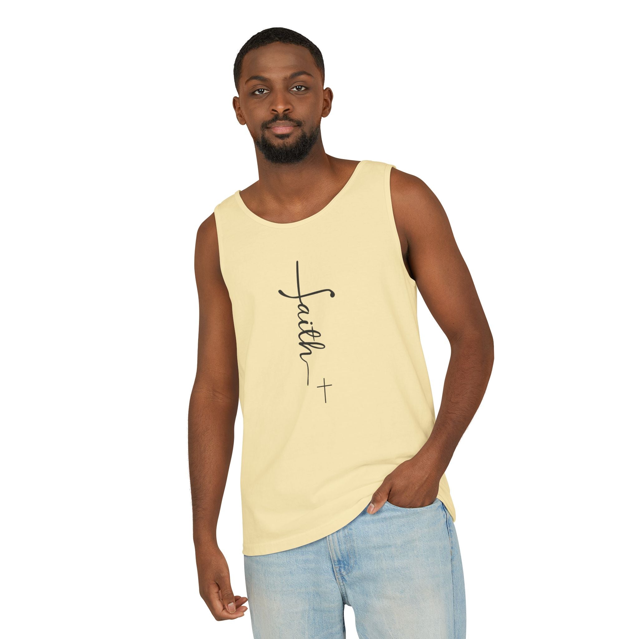 Faith +Cross Unisex Relaxed Fit Tank Top