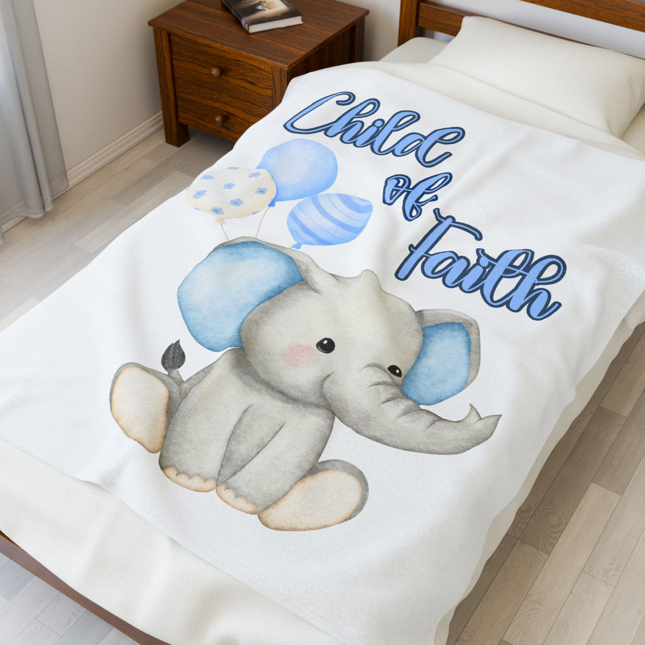Child of Faith Velveteen Plush Blanket