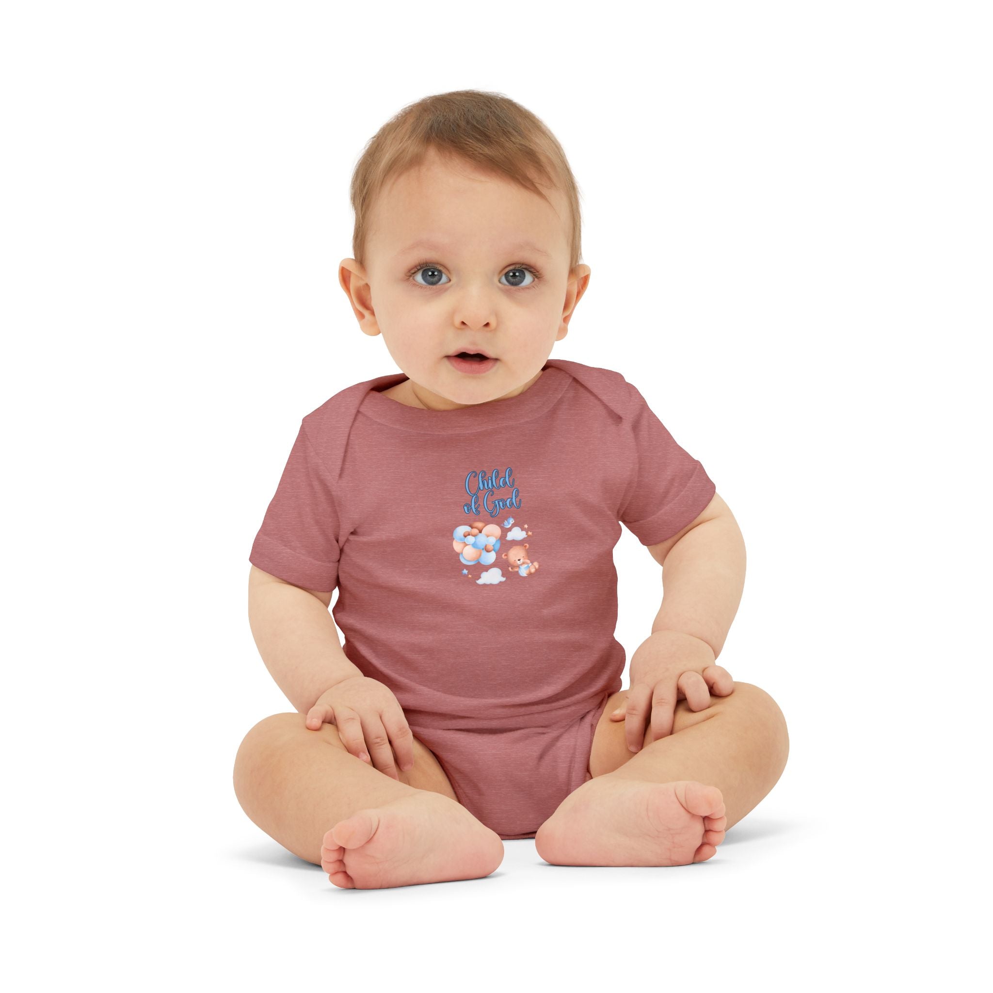 Child of God Infant Jersey One Piece, Christian Baby Bodysuit, Cute Baby Outfit, Gift for New Parents, Infant Clothing, Baby Shower Gift