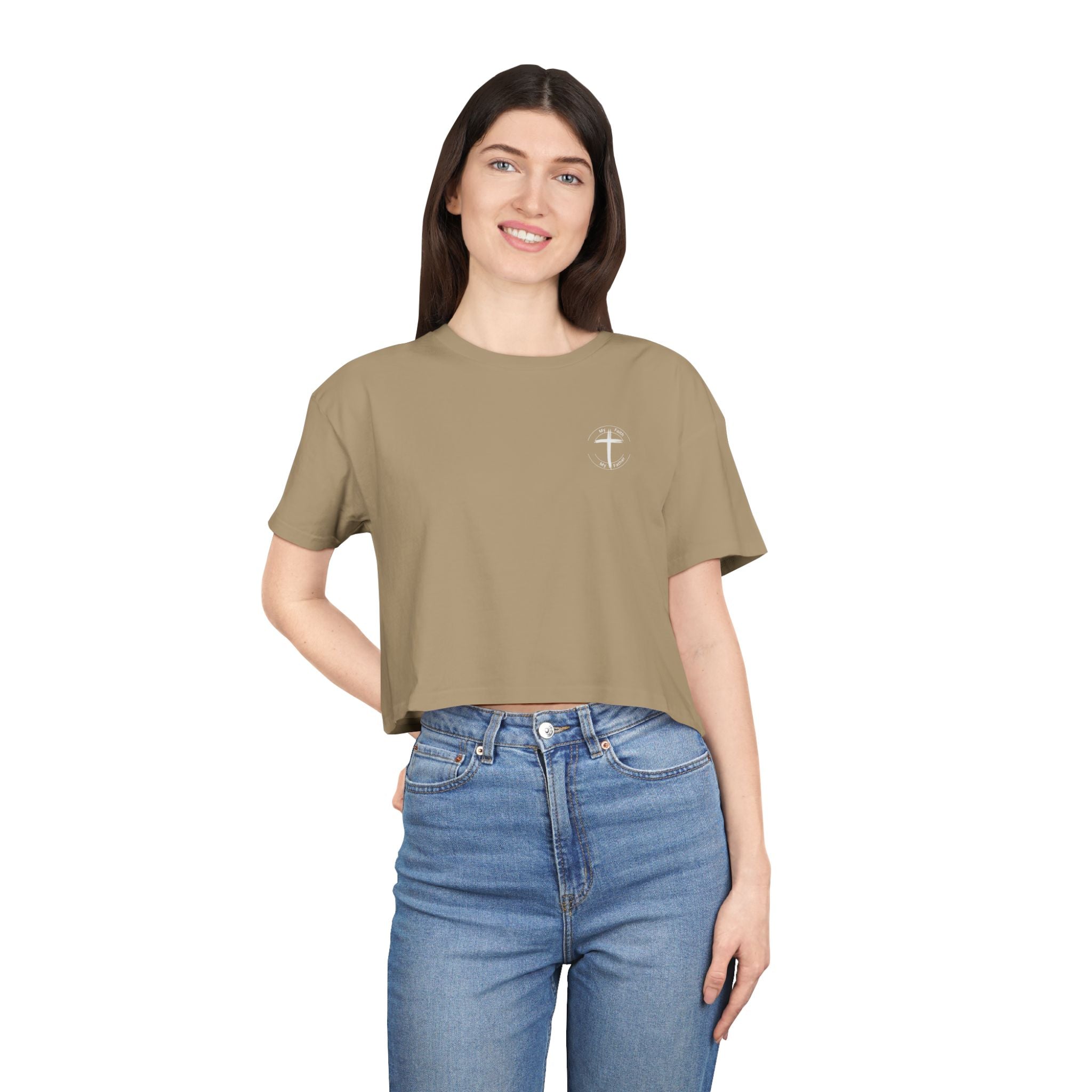 Accept What Is Crop Tee